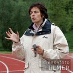 Leichtathletik LAV Asics Tbingen; LAV Trainerin Isabelle Baumann
