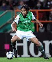 FUSSBALL, DFB POKAL, 2. HAUPTRUNDE, WERDER: MORENO Einzelaktion