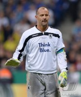 Fussball DFB Pokal 2. Runde 13/14: Torwart Gabor Kiraly (1860 Muenchen)