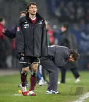 Fussball Uefa-Pokal: Hamburg - Bukarest, LAUTH und DOLL enttaeuscht