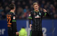 Fussball, 1. Bundesliga  Saison 2014/2015: Hamburger SV - SV Werder Bremen