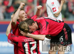 Fussball 1. Bundesliga: Leverkusen - Gladbach, jubel Leverkusen