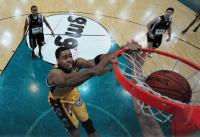 Basketball  1. Bundesliga  09/10  Walter Tigers Tuebingen -New York Phantoms Braunschweig