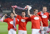 FUSSBALL DFB POKAL  Saison 2012/2013: JUBEL VfB Stuttgart