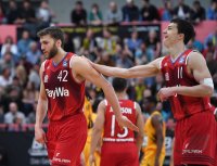 Basketball 1. Bundesliga 16/17 Hauptrunde: Walter Tigers Tuebingen - FC Bayern Muenchen