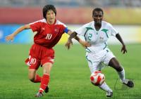 FUSSBALL  Olympia 2008   Vorrunde  Frauen   Korea DVR - Nigeria