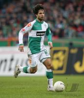 Fussball 1. Bundesliga: Werder, DIEGO Einzelaktion