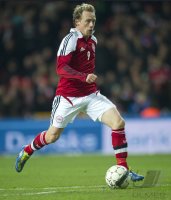 FUSSBALL INTERNATIONALES TESTSPIEL: Daenemark - Schweden