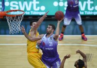 Basketball 1. Bundesliga 15/16 Hauptrunde: Walter Tigers Tuebingen - BG Goettingen