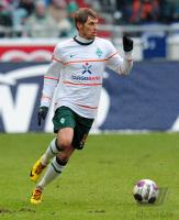 FUSSBALL, 1. BUNDESLIGA, 22. Spieltag: Bremen, HUNT Einzelaktion