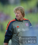 Fussball 1. Bundesliga Bayern-Rostock; Enttaeuschung Kahn