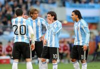 FUSSBALL WM 2010, VIERTELFINALE: ARGENTINIEN - DEUTSCHLAND