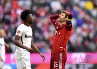 Fussball 1. Bundesliga Saison 21/22: FC Bayern Muenchen - Bayer 04 Leverkusen