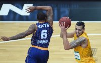 Basketball 1. Bundesliga 15/16 Hauptrunde: Walter Tigers Tuebingen - Eisbaeren Bremerhaven