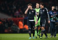 FUSSBALL INTERNATIONAL CHL ACHTELFINALE 12/13:  FC Arsenal London - FC Bayern Muenchen