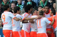 Fussball 1. Bundesliga Saison 12/13: Werder Bremen - FC Bayern Muenchen