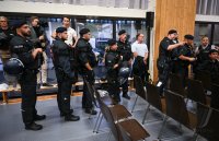 Gegendemo zum Streitgespraech OB Palmer und AfD Landesvorsitzender Frohnmaier in Tuebingen