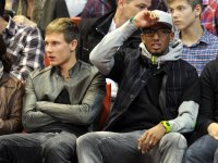 Basketball 1. Bundesliga 2011/2012: Holger Badstuber , Jerome Boateng (v. li., FC Bayern Muenchen)