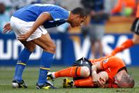 FUSSBALL WM 2010,  Viertelfinale: Holland - Brasilien