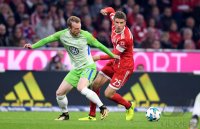Fussball 1. Bundesliga Saison 17/18: FC Bayern Muenchen - VfL Wolfsburg