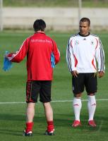 Fussball, Training der deutschen Nationalmannschaft