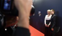 Fussball International  FIFA Ballon d Or 2014: Philipp LAHM (FC Bayern Muenchen ) mit Ehefrau