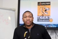 Basketball 1. Bundesliga 15/16 Hauptrunde: Trainer Tyron McCoy (Walter Tigers Tuebingen)