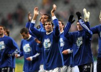 Fussball DFB Pokal 10/11 : JUBEL nach dem Sieg Raul (FC Schalke 04)