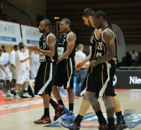 Basketball 1. Bundesliga 2011/2012: s Oliver Baskets Wuerzburg -  Walter Tigers Tuebingen