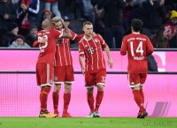 Fussball  1.Bundesliga   Saison 17/18: FC Bayern Muenchen - FC Augsburg