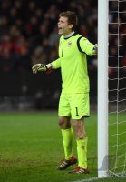 Fussball International WM Qualifikation 2014:  Torwart Rune Almenning Jarstein (Norwegen)