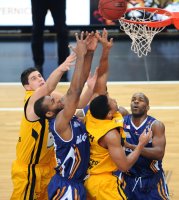Basketball 1. Bundesliga 13/14:  Walter Tigers Tuebingen - Eisbaeren Bremerhaven