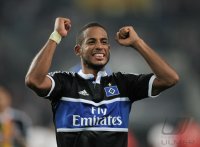 Fussball 1. Bundesliga  Saison 2011/2012 : JUBEL  Dennis Aogo (Hamburger SV)