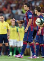 FUSSBALL International 2014/2015: Luis Suarez (Barca)