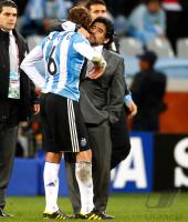 FUSSBALL WM 2010, VIERTELFINALE: ARGENTINIEN - DEUTSCHLAND