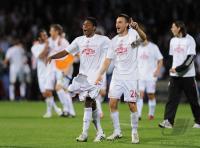 FUSSBALL  International CHL  2009/2010:  ALABA  und  CONTENTO (FC Bayern  Muenchen)