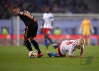 Fussball, 1. Bundesliga  Saison 2014/2015, Relegation: Hamburger SV - Karlsruher SC