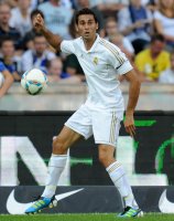 Fussball International, Testspiel: Real Madrid, ARBELOA am Ball