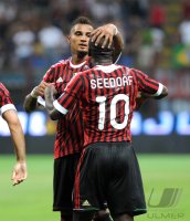 FUSSBALL Trofeo Luigi Berlusconi: Kevin Prince Boateng, Clarence Seedorf (AC Mailand)
