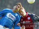 Fussball 1. Bundesliga: Bochum - Bayern, Zweikampf