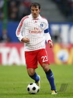 Fussball 1. Bundesliga: Hamburg, VAN DER VAART Einzelaktion