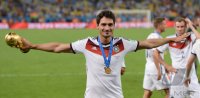 FUSSBALL WM 2014, FINALE: JUBEL Mats Hummels (Deutschland)
