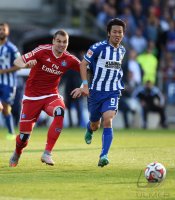 Fussball, 1. Bundesliga  Saison 2014/2015 Relegation: Karlsruher SC - Hamburger SV