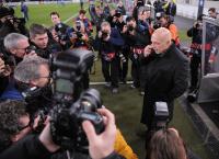 FUSSBALL  International CHL 09/10 :  Trainer GROSS (VfB Stuttgart)