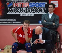 Volleyball 1. Bundesliga   Saison 2012/2013  TV Rottenburg - Haching /  MICKI SPORT WERBUNG