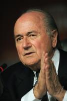 FUSSBALL WM 2010   Abschluss PK FIFA  Praesident BLATTER