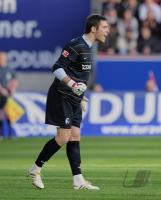 FUSSBALL  1. BUNDESLIGA  09/10  Torwart Poulin (SC Freiburg)