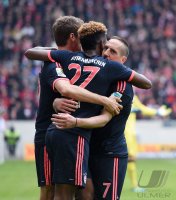Fussball 1. Bundesliga Saison 15/16: VfB Stuttgart - FC Bayern Muenchen