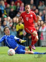 Fussball 1. Bundesliga :  Franck Ribery (FC Bayern Muenchen)