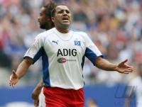 Fussball 1. Bundesliga: Hamburg - Bremen, AILTON enttaeuscht